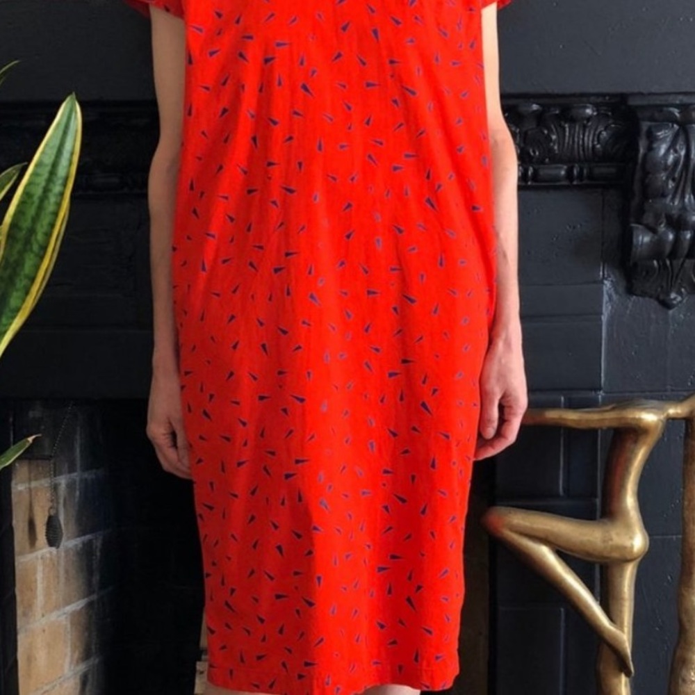 Y's Yohji Yamamoto Button Back True Red Size M Li… - image 3